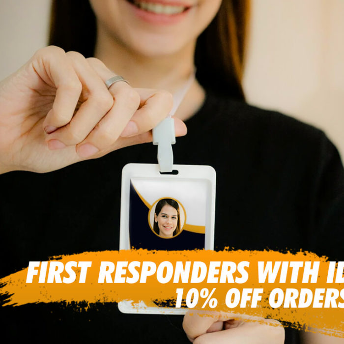 FIRST RESPONSDERS with ID 10% off order